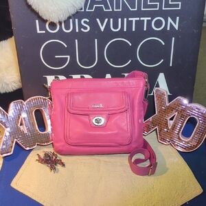 Coach Fuchsia Crossbody Bag ASKING ONLY $85